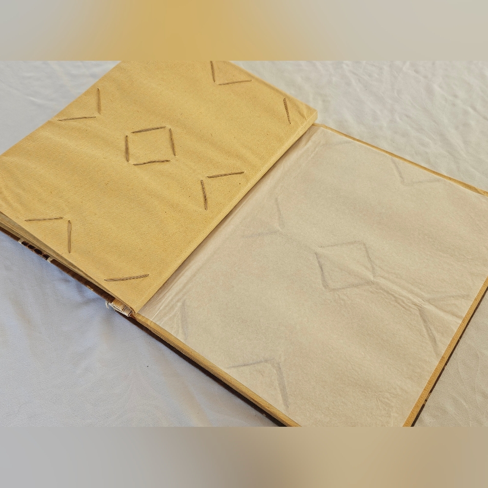 Photo Album Tropical Palm Trees Natural Fiber Pages Binding Cover Bahamas Hawaii - Picture 8 of 13